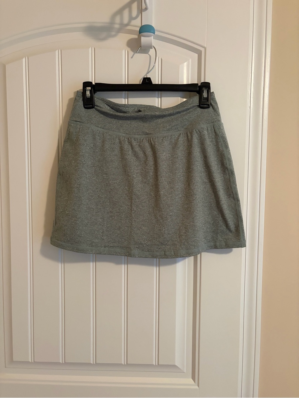 HALARA Heather Blueish Gray Mini Skort NWOT